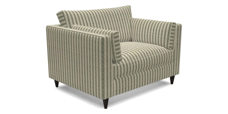 Saltdean snuggler in Linwood Tango Velvet Rosewood