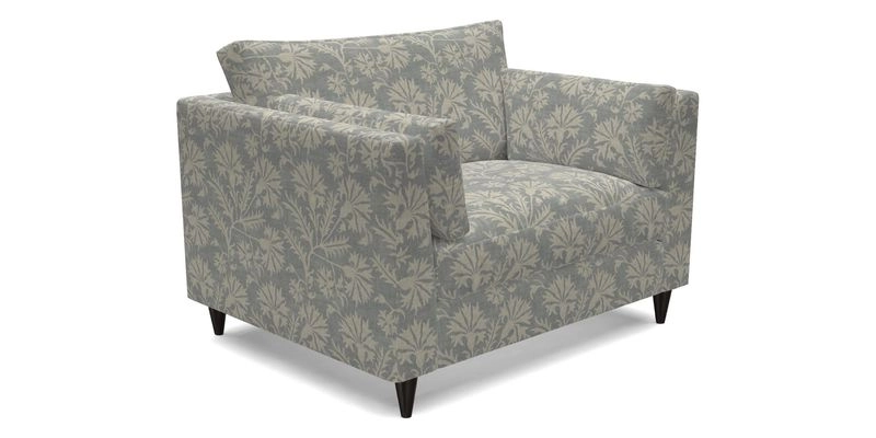 Saltdean Snuggler in Linwood Tango Velvet Rosewood