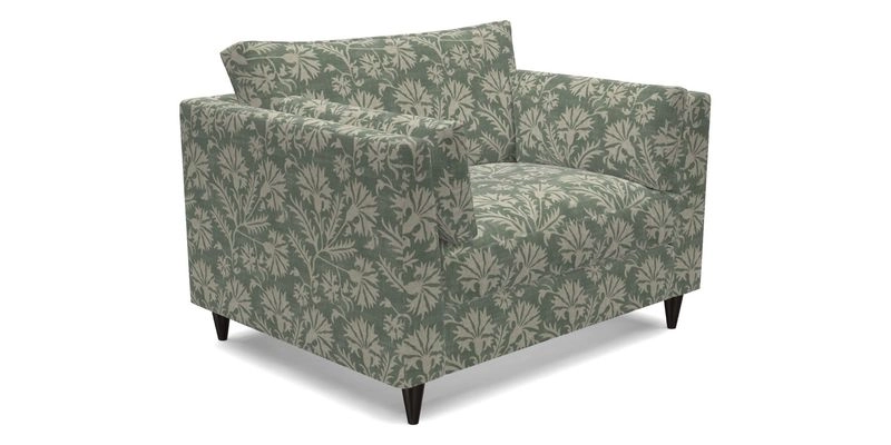 Saltdean Snuggler in Linwood Tango Velvet Rosewood