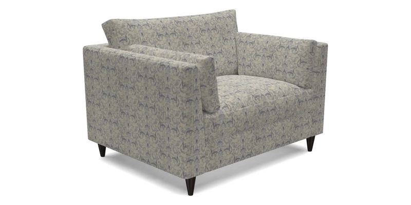 Saltdean Snuggler in Linwood Tango Velvet Rosewood