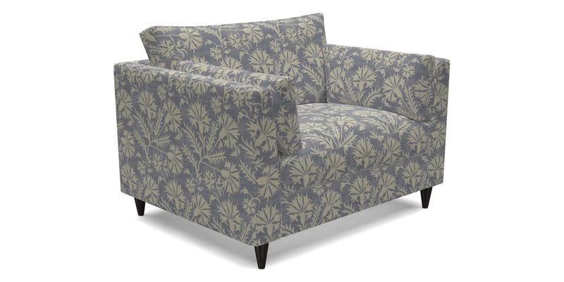 Saltdean Snuggler in Linwood Tango Velvet Rosewood