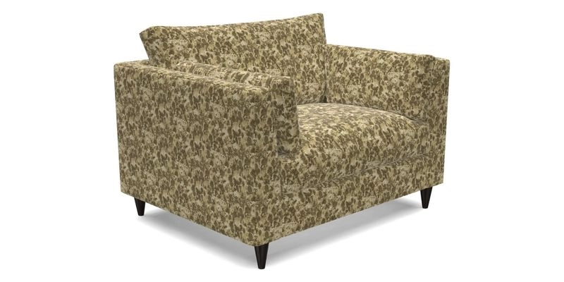 Saltdean snuggler in Linwood Tango Velvet Rosewood