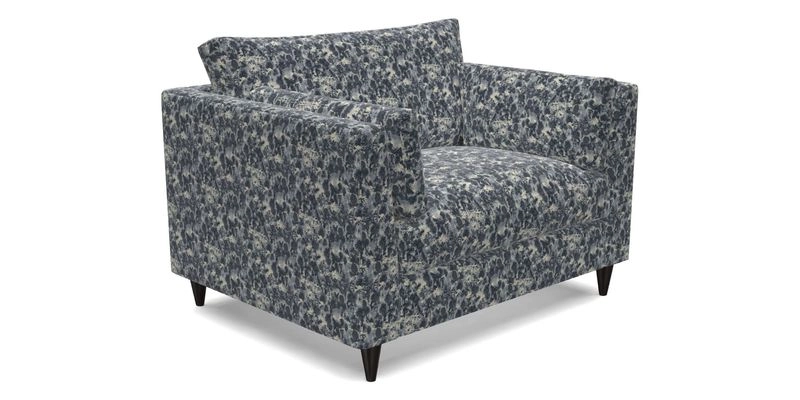 Saltdean snuggler in Linwood Tango Velvet Rosewood