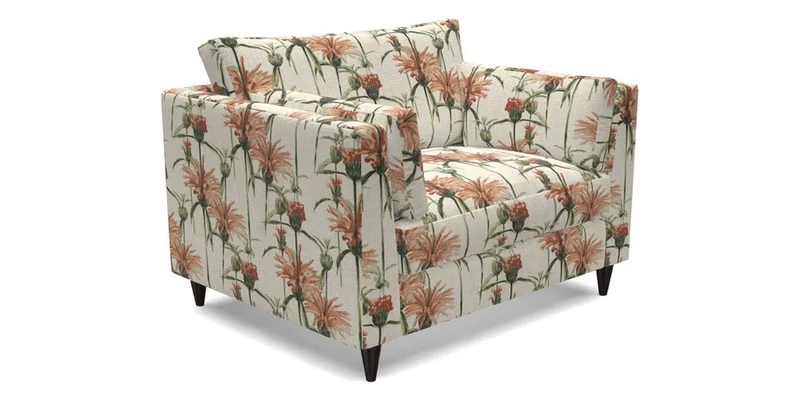 Saltdean Snuggler in Linwood Tango Velvet Rosewood