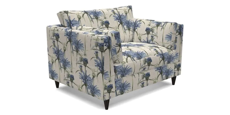 Saltdean Snuggler in Linwood Tango Velvet Rosewood