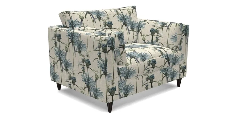 Saltdean Snuggler in Linwood Tango Velvet Rosewood