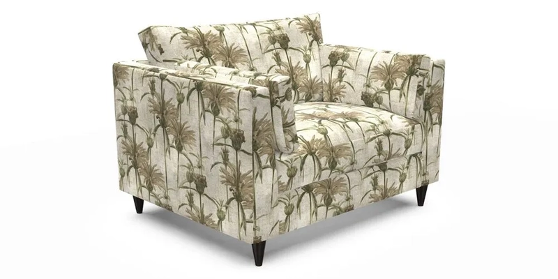 Saltdean Snuggler in Linwood Tango Velvet Rosewood