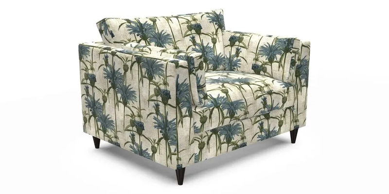 Saltdean Snuggler in Linwood Tango Velvet Rosewood