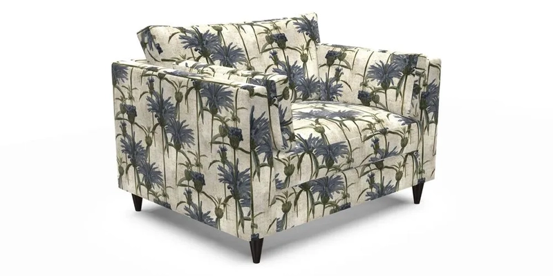 Saltdean Snuggler in Linwood Tango Velvet Rosewood