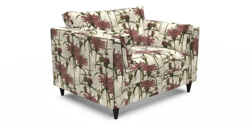 Saltdean Snuggler in Linwood Tango Velvet Rosewood