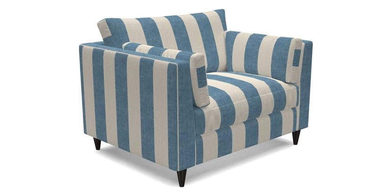 Saltdean Snuggler in Linwood Tango Velvet Rosewood