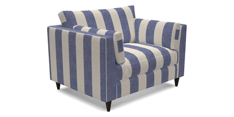 Saltdean Snuggler in Linwood Tango Velvet Rosewood