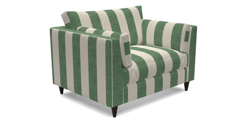 Saltdean Snuggler in Linwood Tango Velvet Rosewood