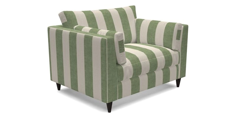 Saltdean Snuggler in Linwood Tango Velvet Rosewood