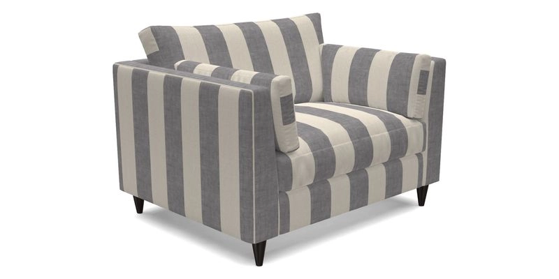 Saltdean Snuggler in Linwood Tango Velvet Rosewood