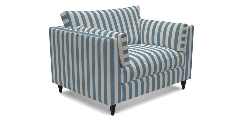 Saltdean Snuggler in Linwood Tango Velvet Rosewood