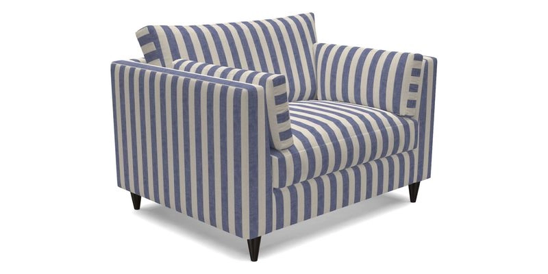 Saltdean Snuggler in Linwood Tango Velvet Rosewood