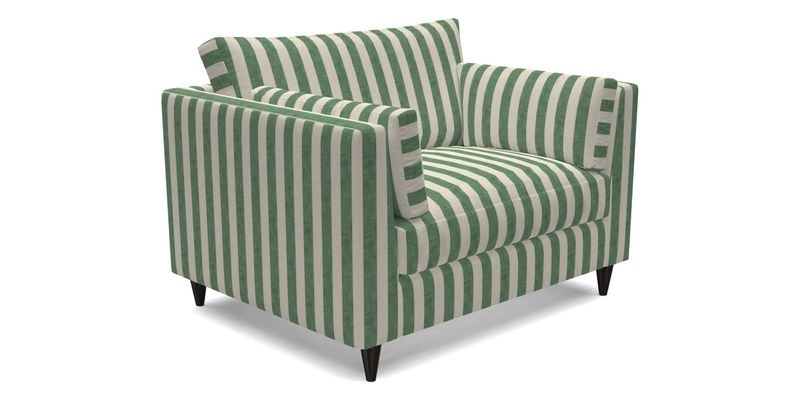 Saltdean Snuggler in Linwood Tango Velvet Rosewood