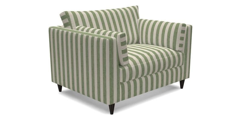 Saltdean Snuggler in Linwood Tango Velvet Rosewood