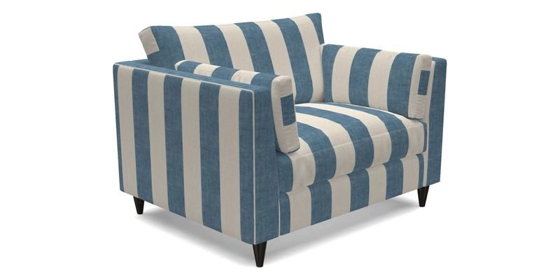 Saltdean Snuggler in Linwood Tango Velvet Rosewood