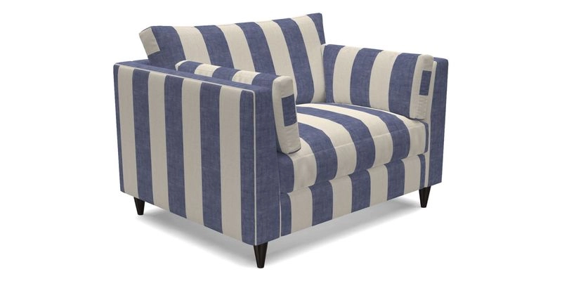 Saltdean Snuggler in Linwood Tango Velvet Rosewood