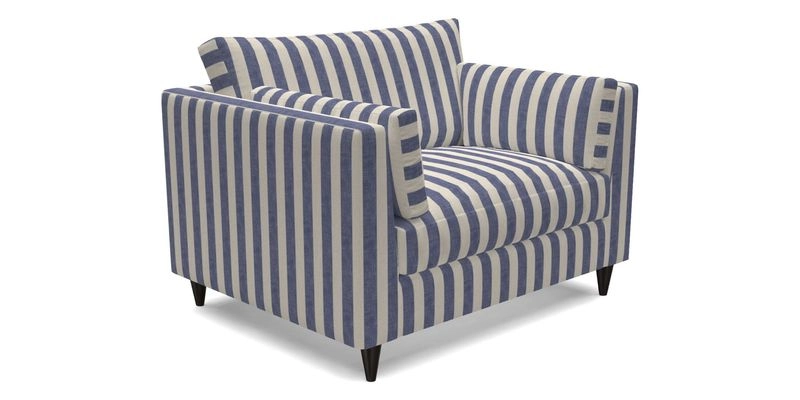 Saltdean Snuggler in Linwood Tango Velvet Rosewood