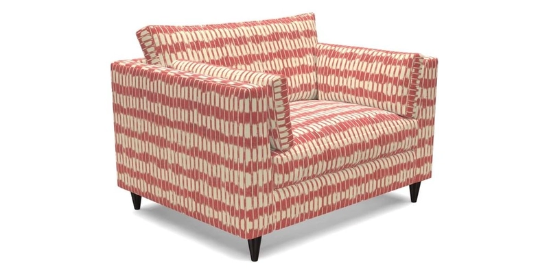 Saltdean Snuggler in Linwood Tango Velvet Rosewood