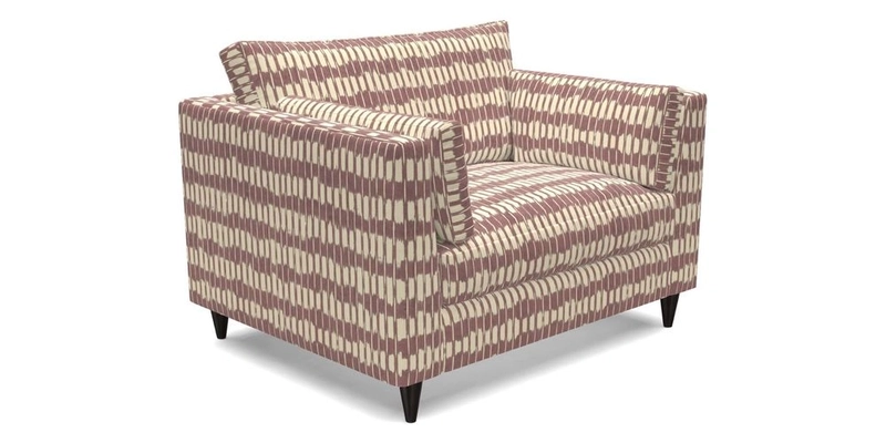 Saltdean Snuggler in Linwood Tango Velvet Rosewood