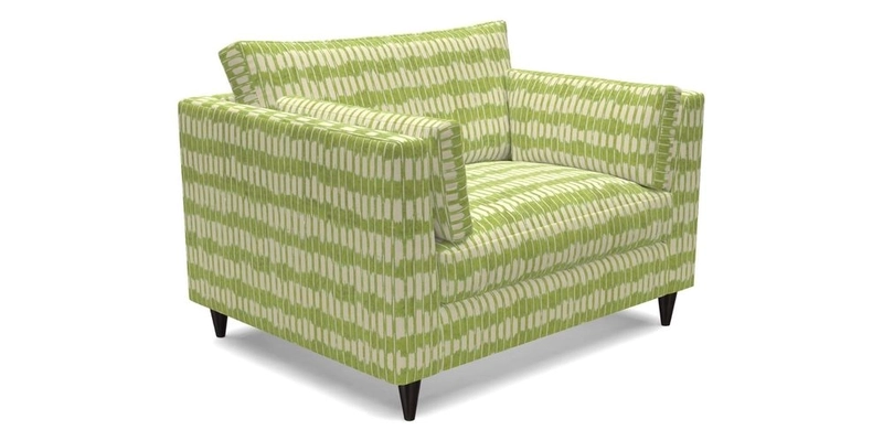 Saltdean Snuggler in Linwood Tango Velvet Rosewood