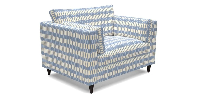 Saltdean Snuggler in Linwood Tango Velvet Rosewood