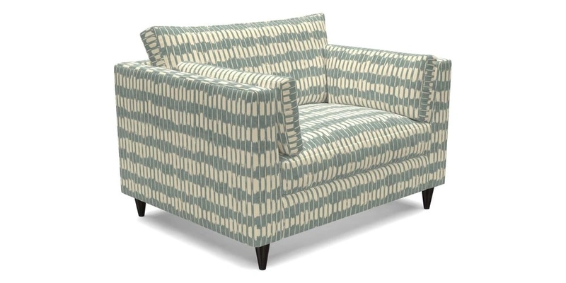 Saltdean Snuggler in Linwood Tango Velvet Rosewood