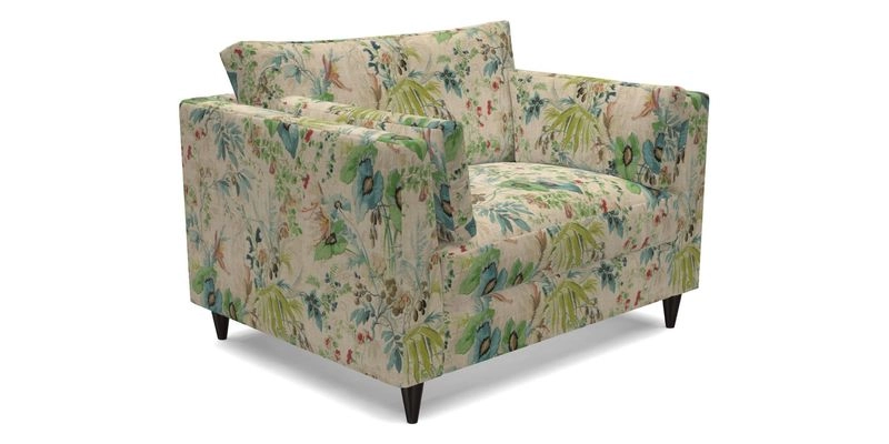 Saltdean Snuggler in Linwood Tango Velvet Rosewood