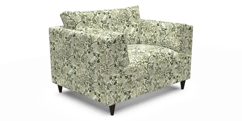 Saltdean Snuggler in Linwood Tango Velvet Rosewood