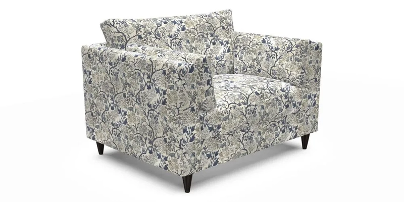 Saltdean Snuggler in Linwood Tango Velvet Rosewood