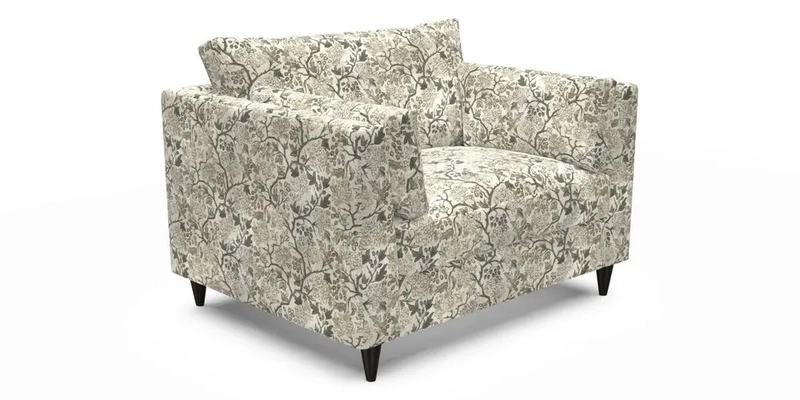 Saltdean Snuggler in Linwood Tango Velvet Rosewood