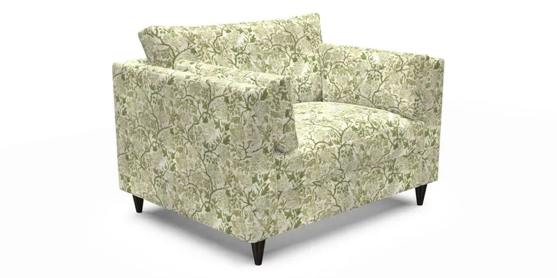 Saltdean Snuggler in Linwood Tango Velvet Rosewood