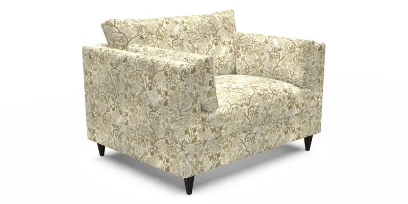 Saltdean Snuggler in Linwood Tango Velvet Rosewood