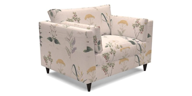 Saltdean Snuggler in Linwood Tango Velvet Rosewood