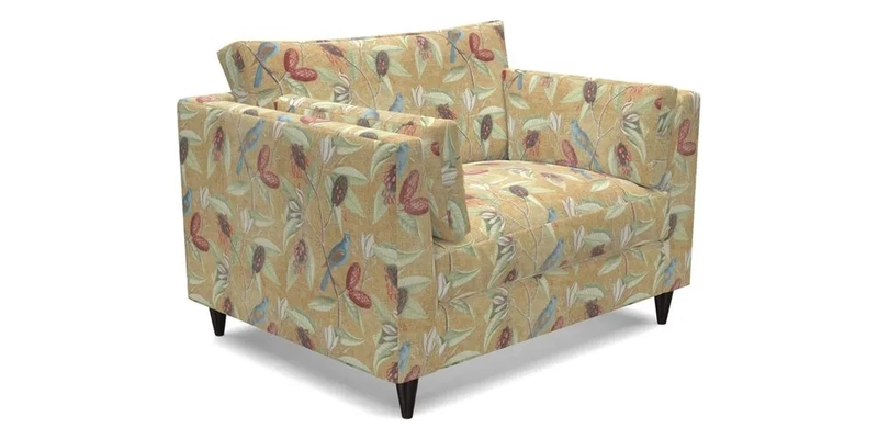 Saltdean Snuggler in Linwood Tango Velvet Rosewood