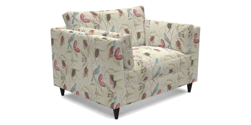 Saltdean Snuggler in Linwood Tango Velvet Rosewood