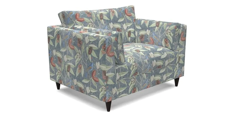 Saltdean Snuggler in Linwood Tango Velvet Rosewood