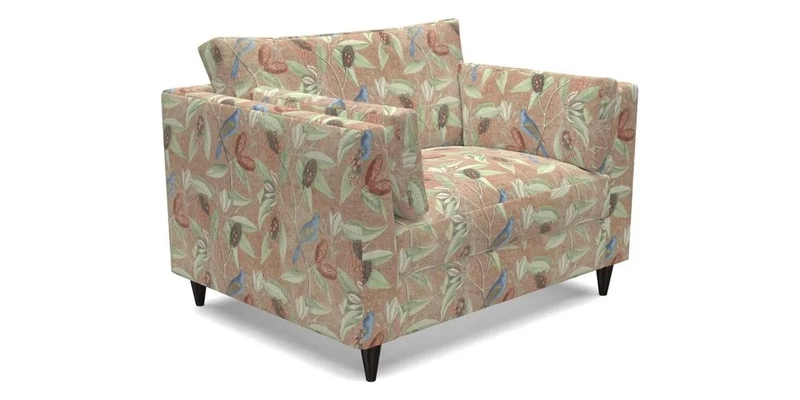 Saltdean Snuggler in Linwood Tango Velvet Rosewood