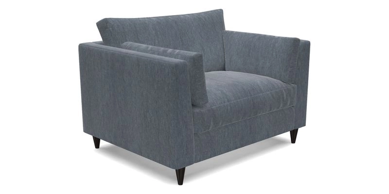 Saltdean Snuggler in Linwood Tango Velvet Rosewood