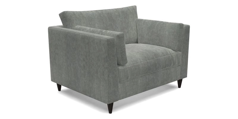 Saltdean Snuggler in Linwood Tango Velvet Rosewood