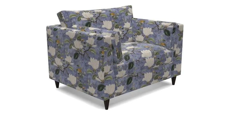 Saltdean Snuggler in Linwood Tango Velvet Rosewood