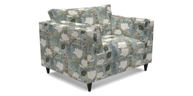 Saltdean Snuggler in Linwood Tango Velvet Rosewood