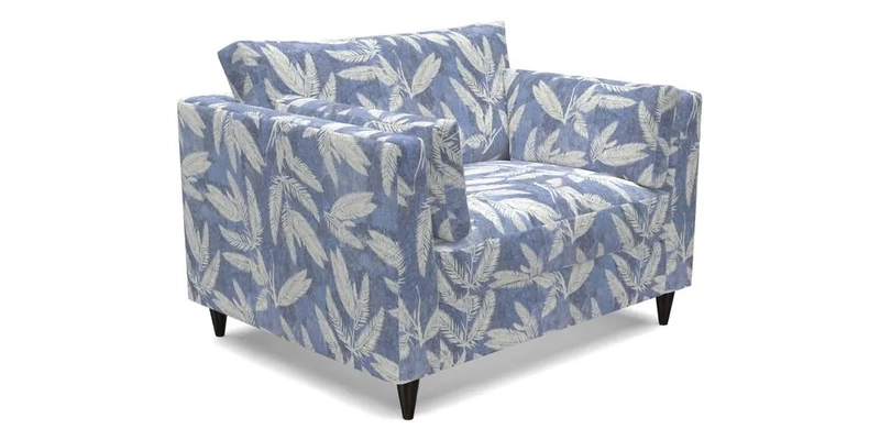 Saltdean Snuggler in Linwood Tango Velvet Rosewood