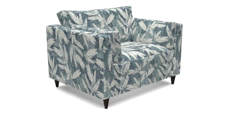 Saltdean Snuggler in Linwood Tango Velvet Rosewood