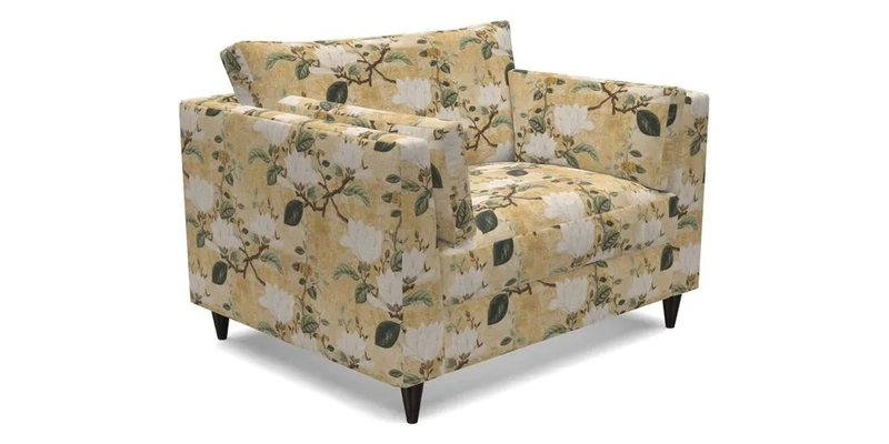 Saltdean Snuggler in Linwood Tango Velvet Rosewood