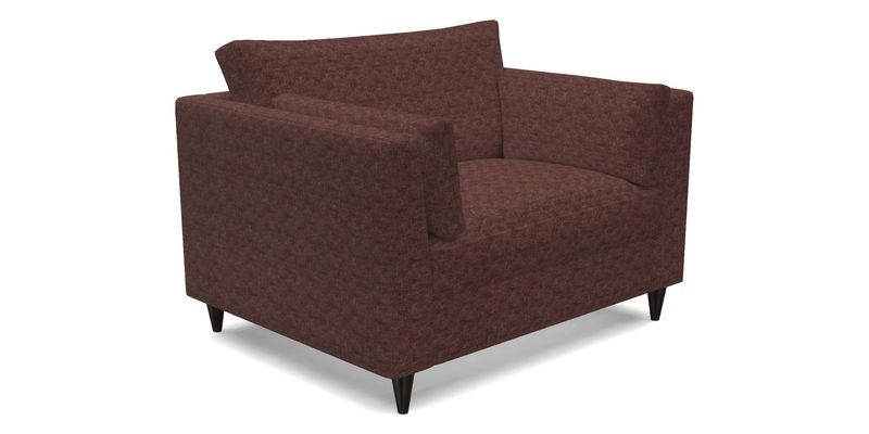 Saltdean Snuggler in Linwood Tango Velvet Rosewood